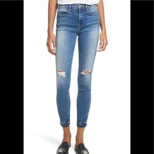 FRAME Le High Ankle Skinny Jeans
